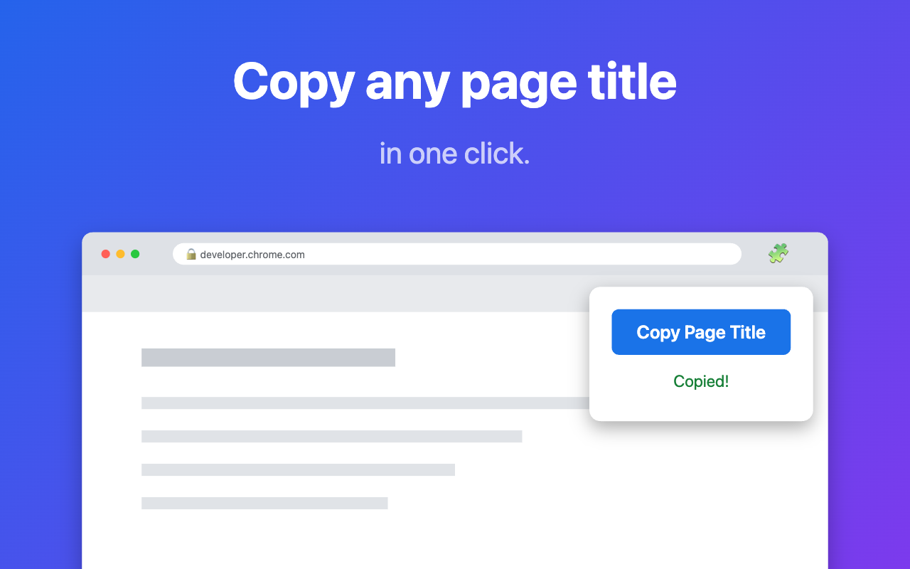 Copy Page Title screenshot